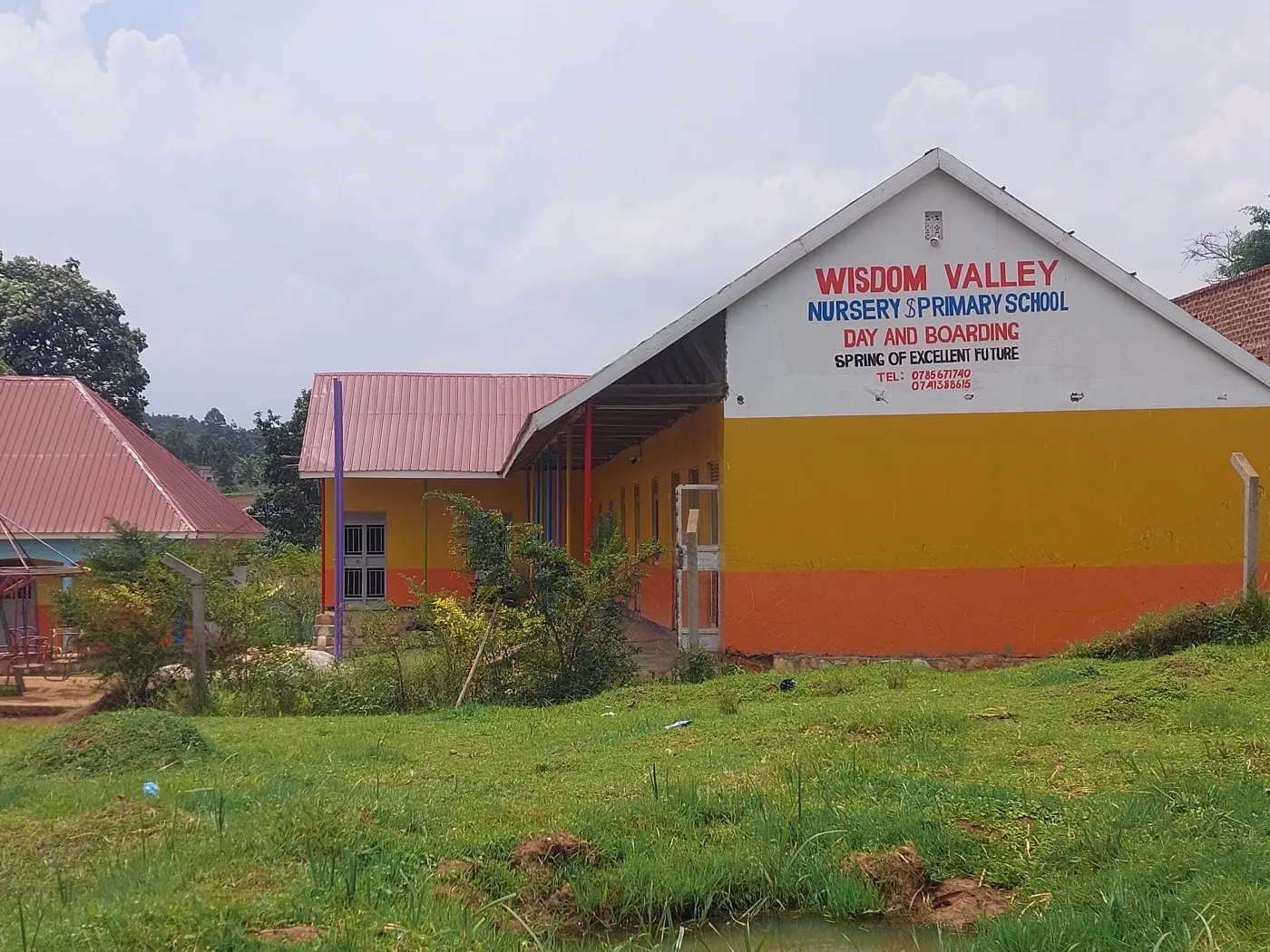 Main classroom block of Wisdom Valley Nursery and Primary School