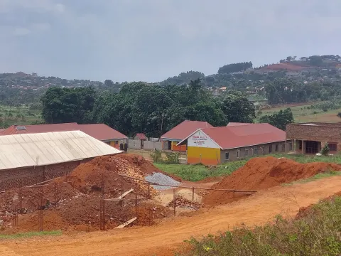 Wisdom Valley campus in the hills of Wakiso